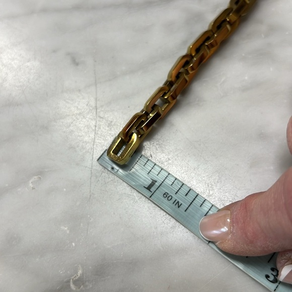 Eddie Borgo Supra Link Chain /necklace in Gold Bronze 17" Length - Picture 15 of 15